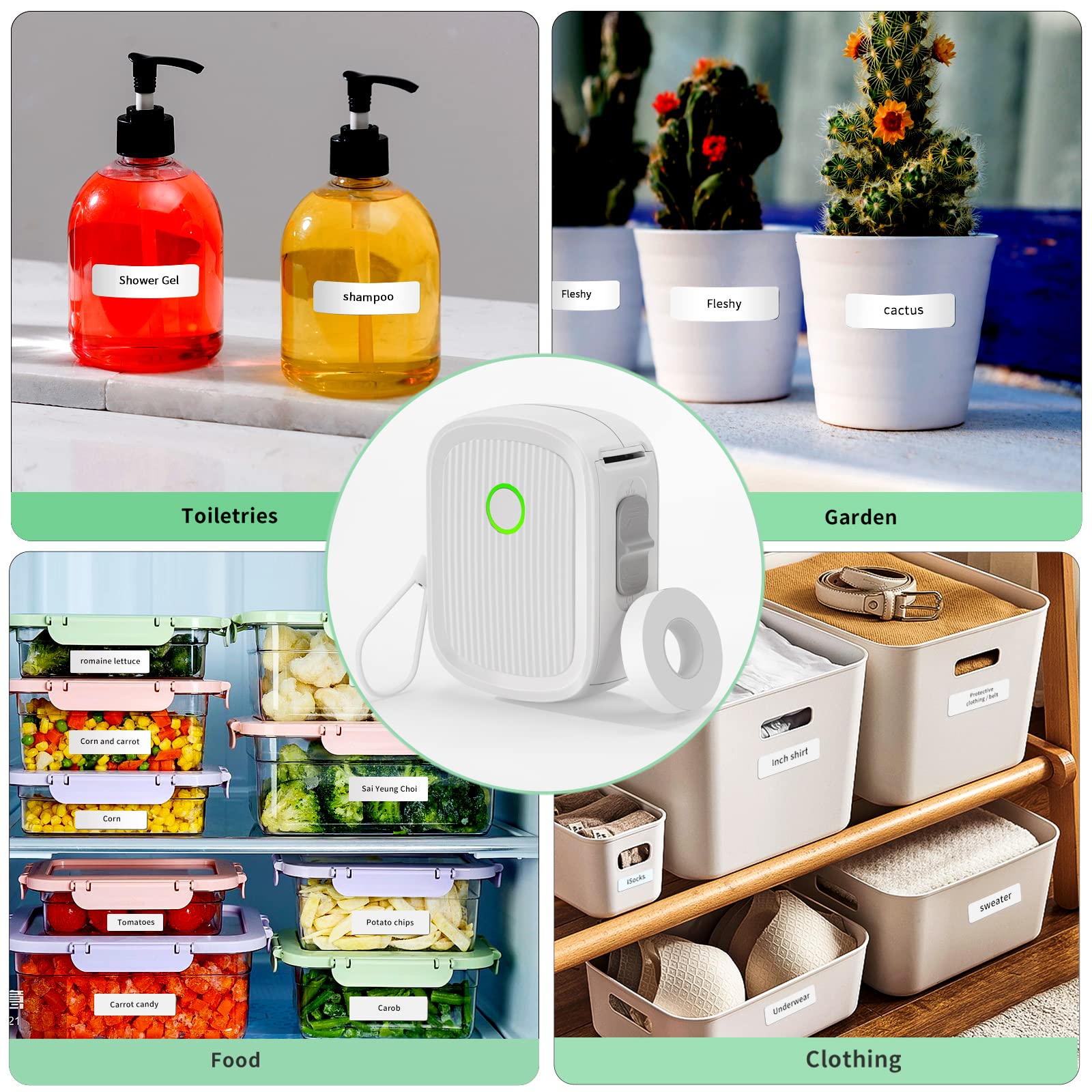 Snapklik.com : Label Maker Gap Tape 3 Rolls, Adapted Cable Label Print ...