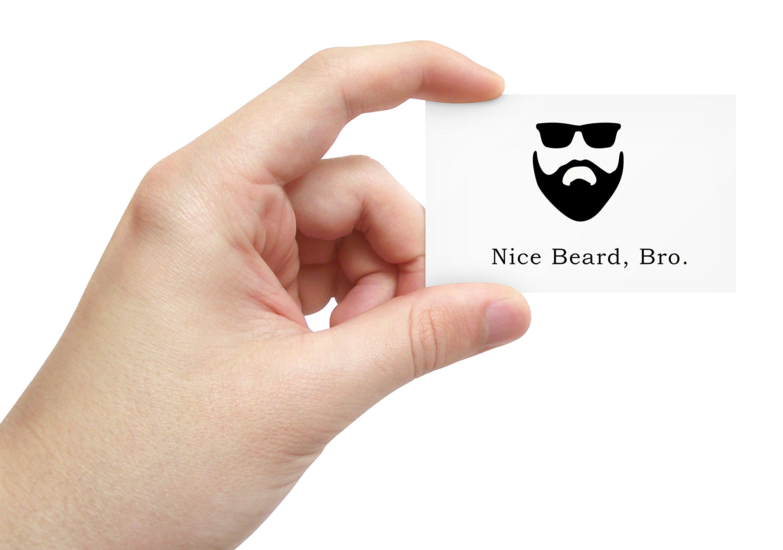 Nice Beard Bro! [Kudos Cards] Set of 20 Cards - Spread Good Vibes, Perfect for Beard Owners and Beard Lovers