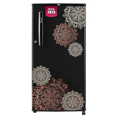 LG 185 L 3 Direct-Cool Single-Door Refrigerator (GL-B199OERD, Ebony Regal, Fastest Ice Making, 2023 Model)