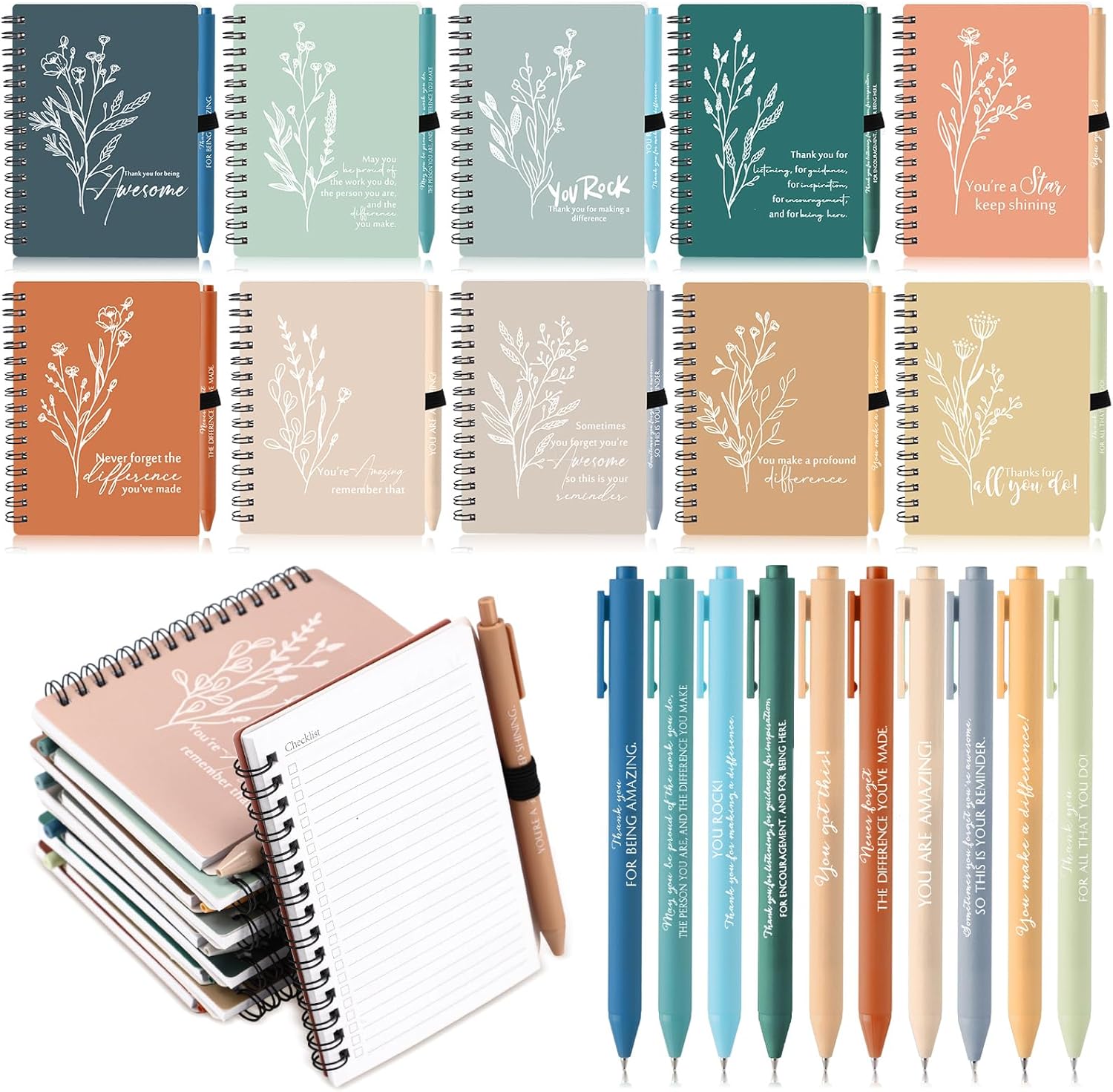 Amazon.com : 10 Sets Vet Tech Appreciation Gifts Bulk A6 Inspirational ...