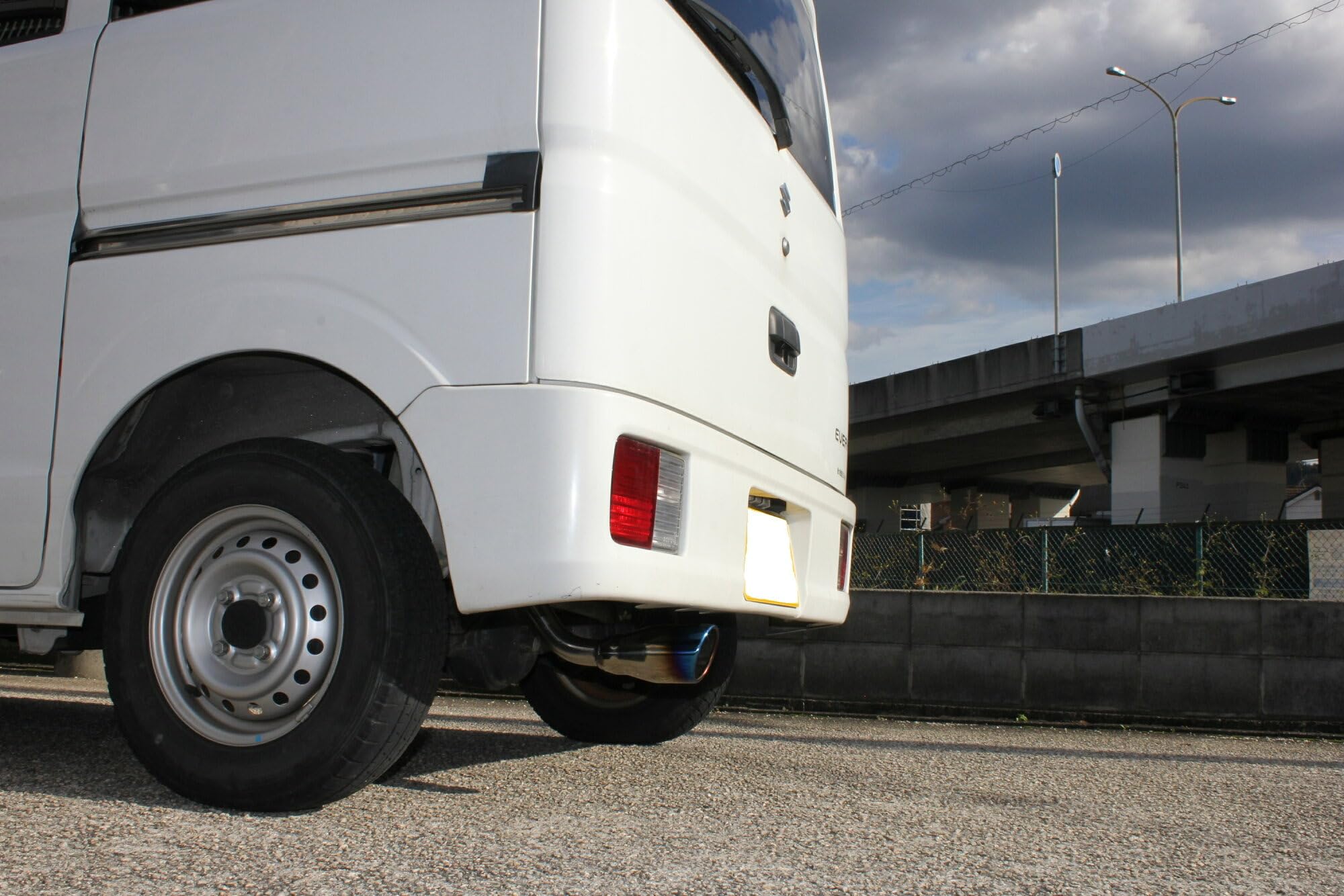 Amazon | Bluefin 車マフラー エブリィバン(HBD-DA17V/EBD-DA64V/GBD
