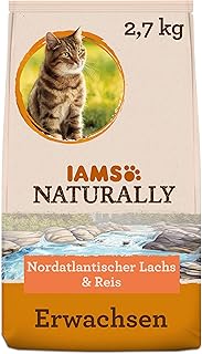 IAMS Naturally Adult Cat Salmon and Rice product image