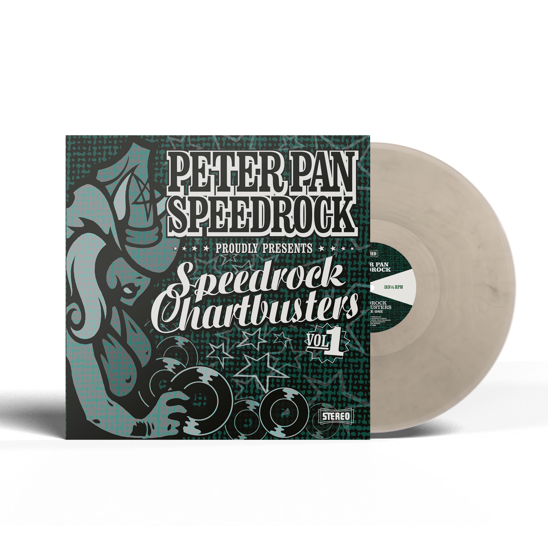 PETER PAN SPEEDROCK - Speedrock Chartbusters Vol 1 - Vinyl (silver vinyl LP)