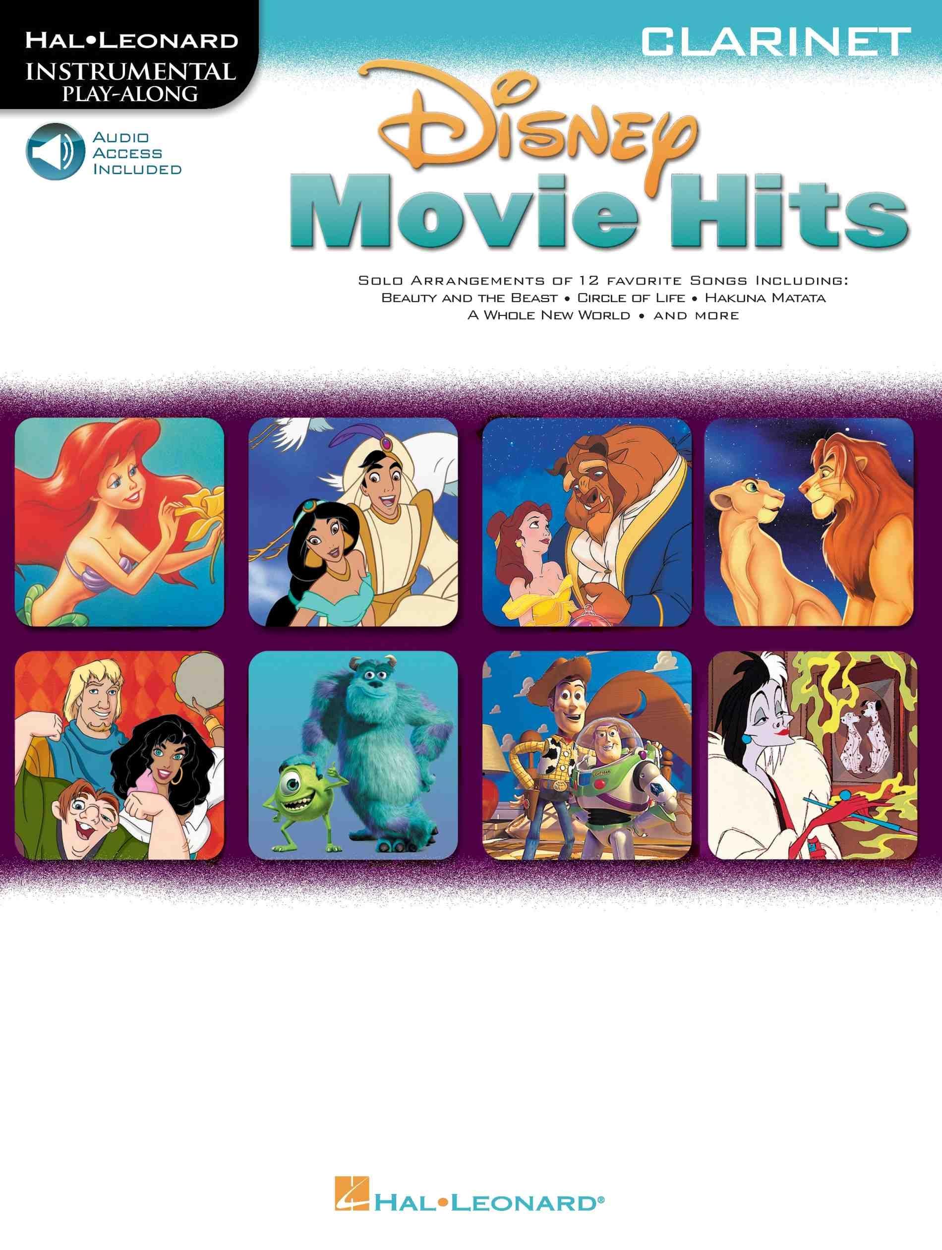 Disney movie hits for clarinet - recueil + enregistrement(s) en ligne: Instrumental Play-Along - Clarinet