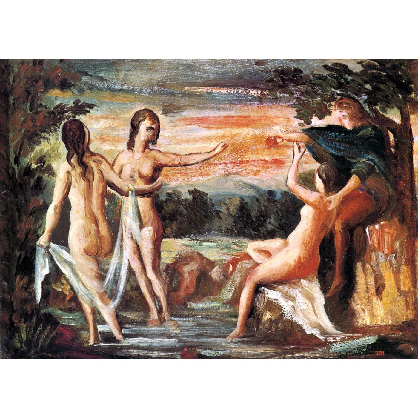 Jugement de Paris par Cézanne : impression giclée roulée ARTICULOZY 76x101 cm