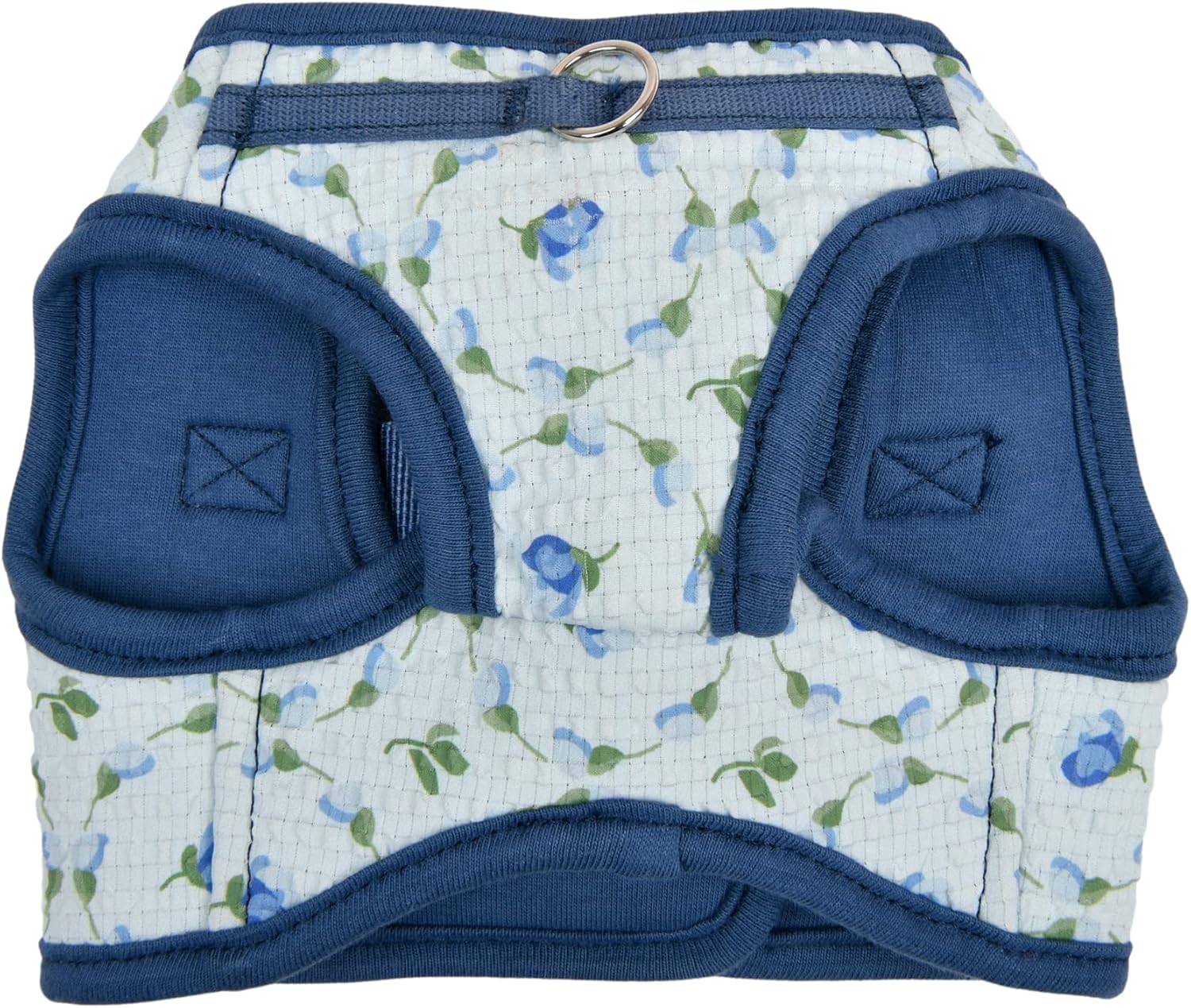 Puppia Spring and Summer Fashion Step-in Vest Dog Harness, Blue_Florian, Small