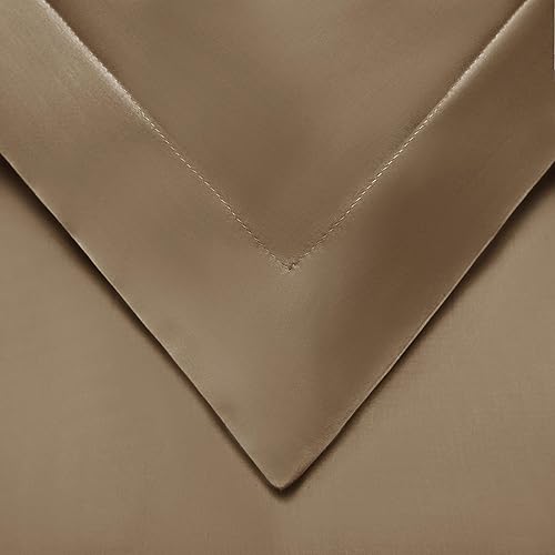 Miniatura 4 de Superior Juego de funda de edredón de rayón de bambú de 300 hilos, incluye 1 funda de edredón con cierre de botón, 2 fundas de almohada, suave, de