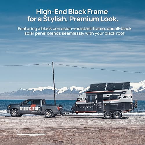 Miniatura 8 de BougeRV Panel solar bifacial de 200 W 16BB de tipo N de 24 V, para caravana, campamento, barco, techo de cabaña o carga de batería de litio de