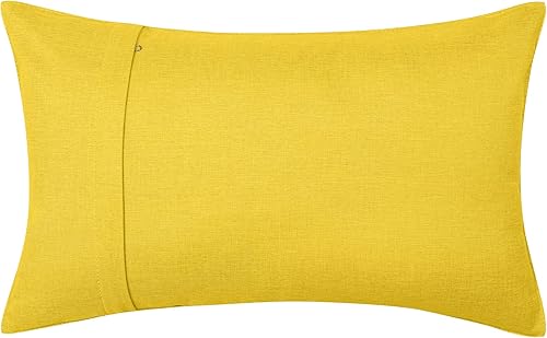 Vista 129 de NiNi ALL - Juego de 2 fundas de almohada impermeables para exteriores, decorativas, para casa de campo, jardín, patio, tienda de campaña, sofá