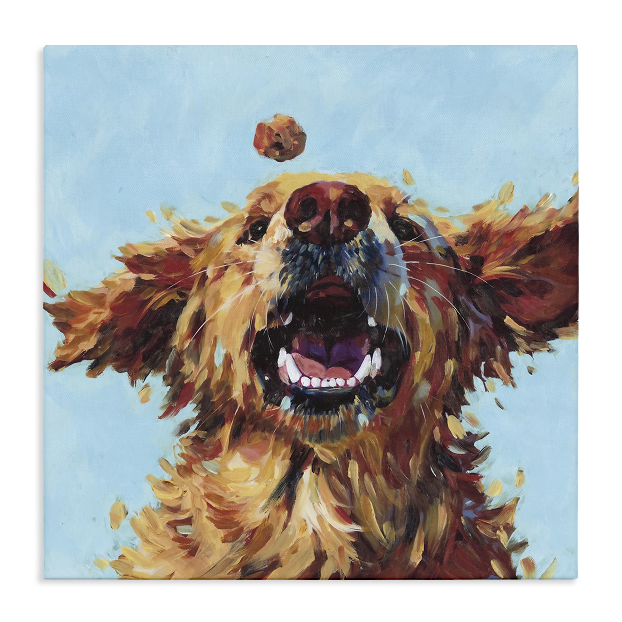 Stupell Industries 'Treato Loyal Dog', Canvas Art, 24 x 24 Inches, Easy to Hang and Sturdy, Made in USA, by Studio Bautista