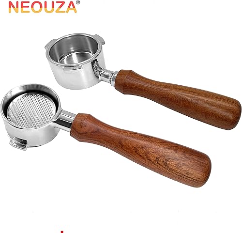 Miniatura 5 de NEOUZA M10 Portafilter Mango de palisandro Máquina de café expreso Mango de madera Cafetera Cafetera Herramientas Accesorios para Barista