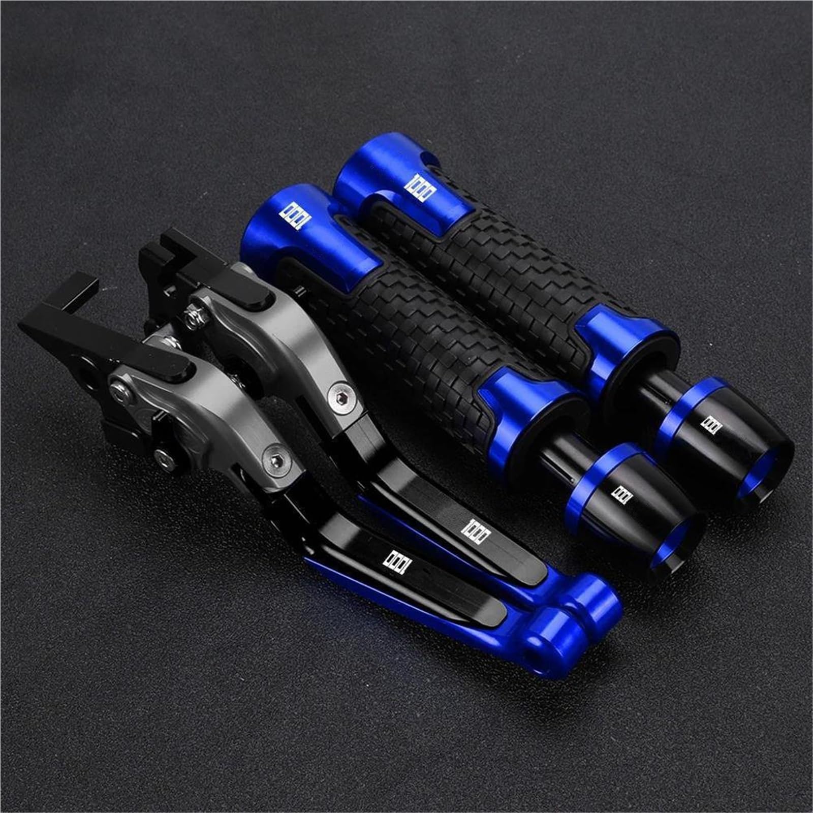 TGVSELPJ Motorcycle Part Motorcycle Handle Bar Extendable Folding Brake Clutch Lever Handlebar for H-onda CBR1000RR CBR 1000RR SP FIRE 2008-2016(Blue 3)