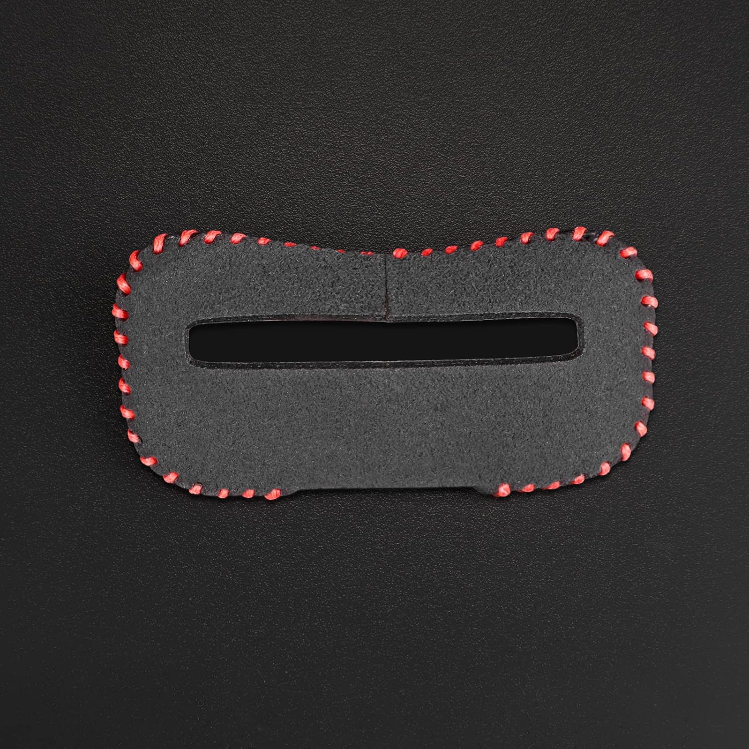 KUNGKIC Car Safety Belt Buckle Covers For 2021-2025 toyota GR86 Subaru BRZ 9002 color Italian suede Seat Belt Clips Cover Anti-Scratch Seat Belt Buckle Protector Car Interior Accessories 2Pcs Red Line