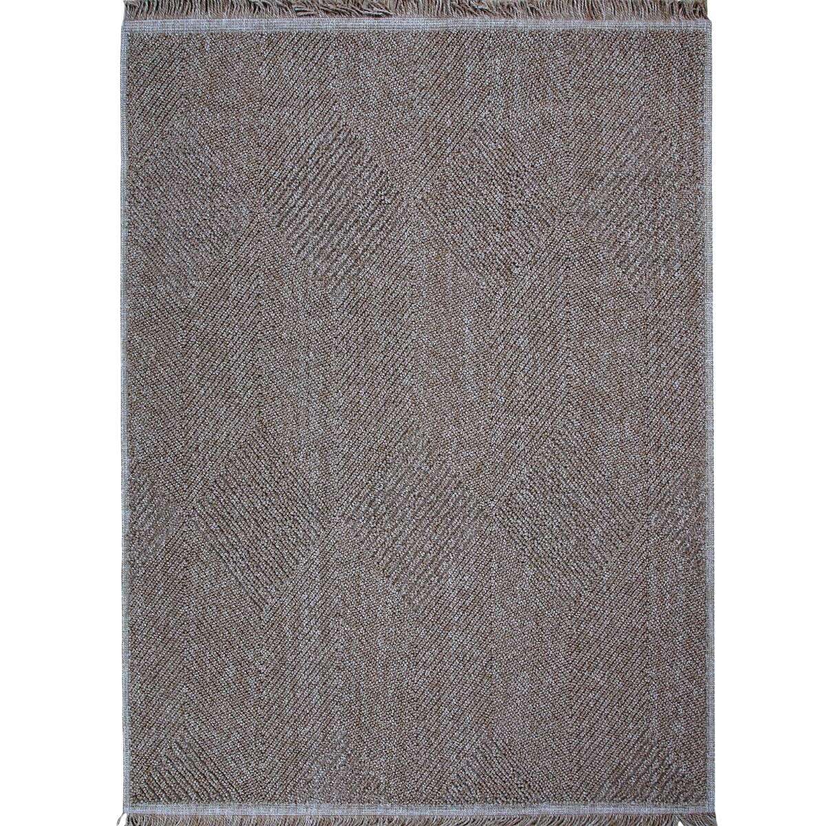 Tapis aspect jute beige 160x230 lavable et résistant pour chiens et chats