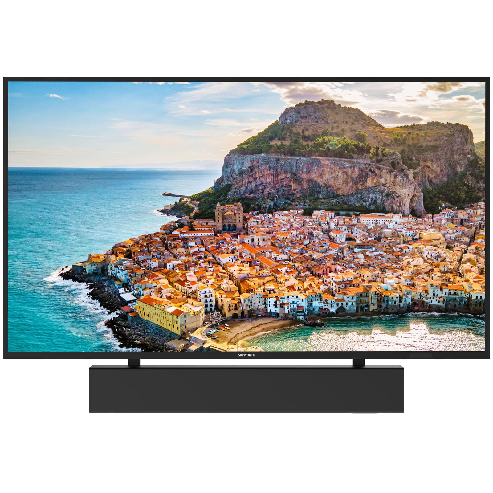 Skyworth PS1 75-Inch Clarus Outdoor TV 4K UHD IP55 Google TV with 1200 Nits Dolby Vision HDR10 80W