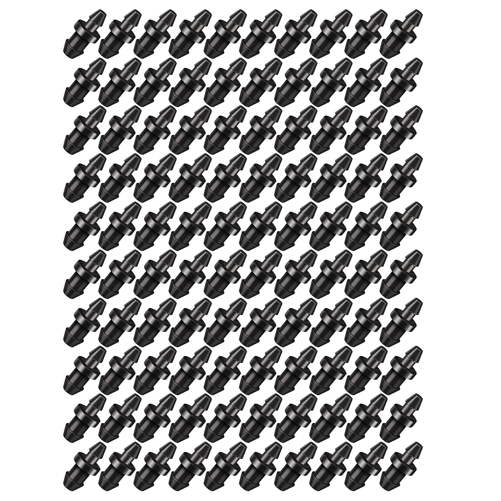 Msioytog Multicolor Of 100 Barbed Hose End Blockers For Irrigation Arrangements Permanent Rubber Outlets Impermeable Garden Watering Addons Garden Bed Watering Structure Outlets