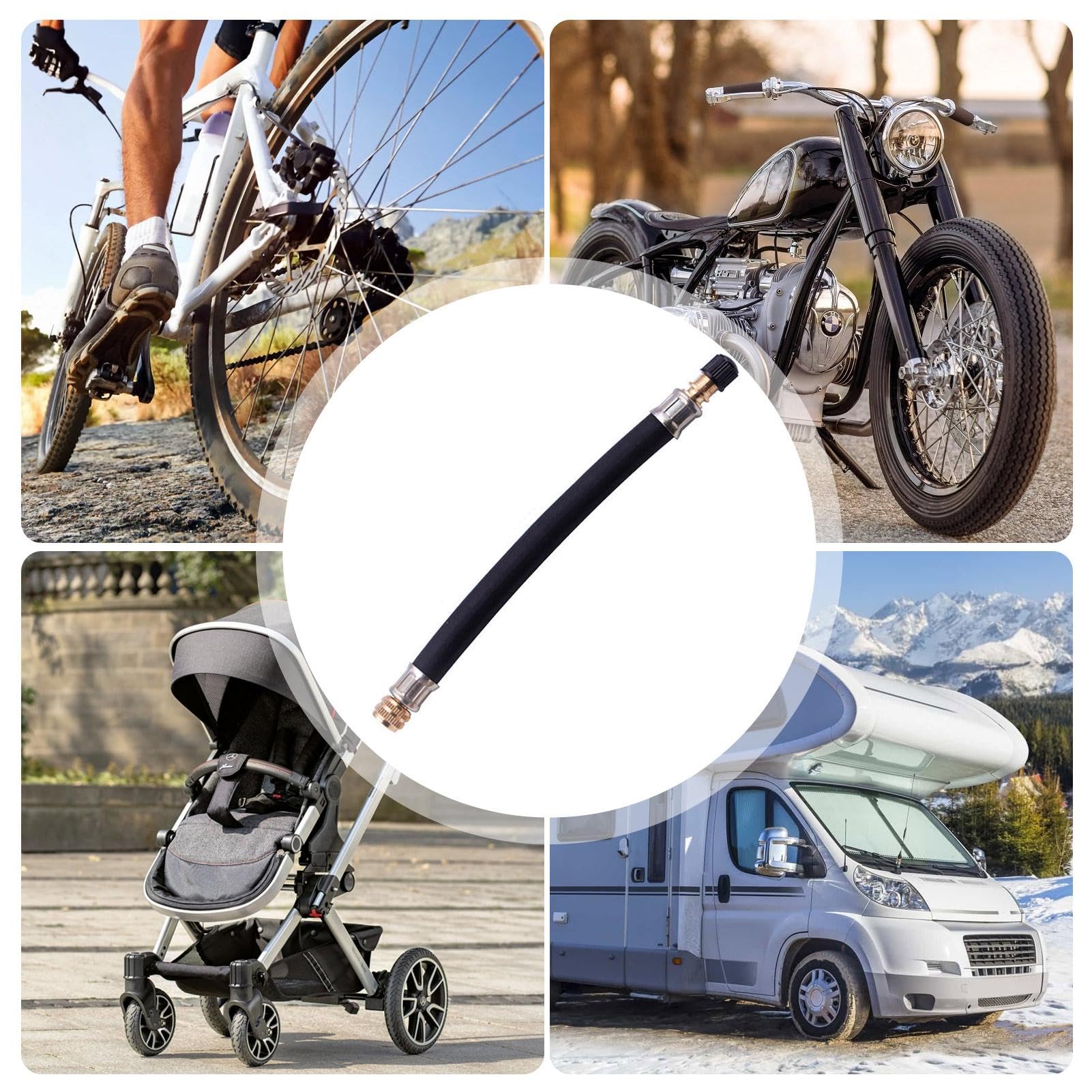 Estensione Flessibile Per Valvola Pneumatici - Prolunga Per Auto, Camion, Moto E Bici - Foto 3