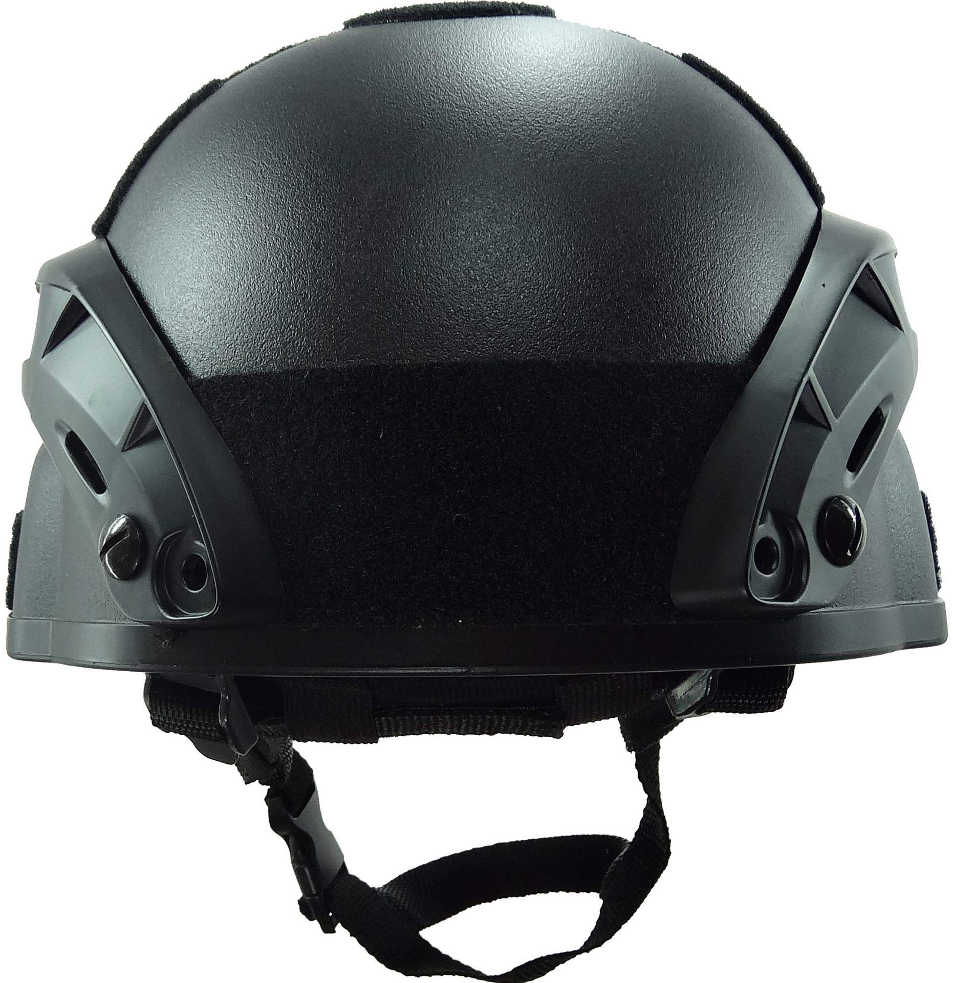 Haoyk mich 2000 Style Tactical Airsoft Paintball casco con Nvg Mount e sponda per airsoft paintball, Black