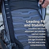 Vista 5 de Osprey Talon Pro 20L Mochila de senderismo para hombre con cinturón de cadera, color naranja marte