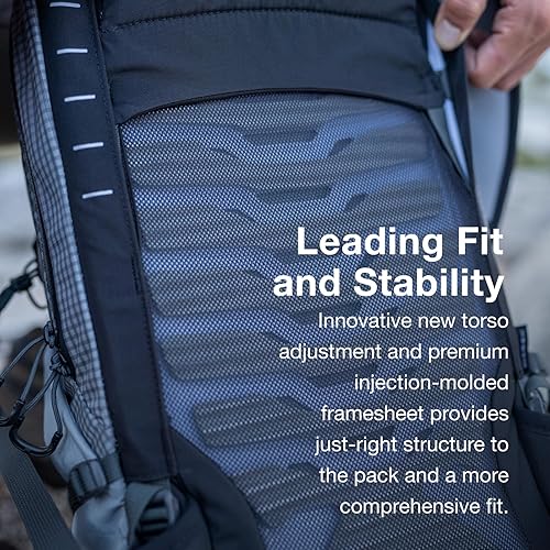 Miniatura 5 de Osprey Talon Pro 20L Mochila de senderismo para hombre con cinturón de cadera, forro plateado