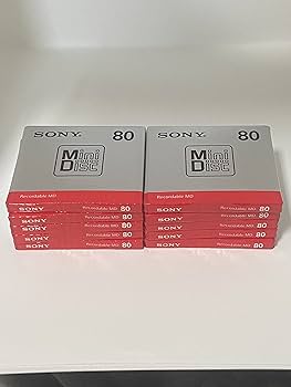 Amazon | SONY 録音用ミニディスク MD 80分 10枚セット MDW80T | Sony