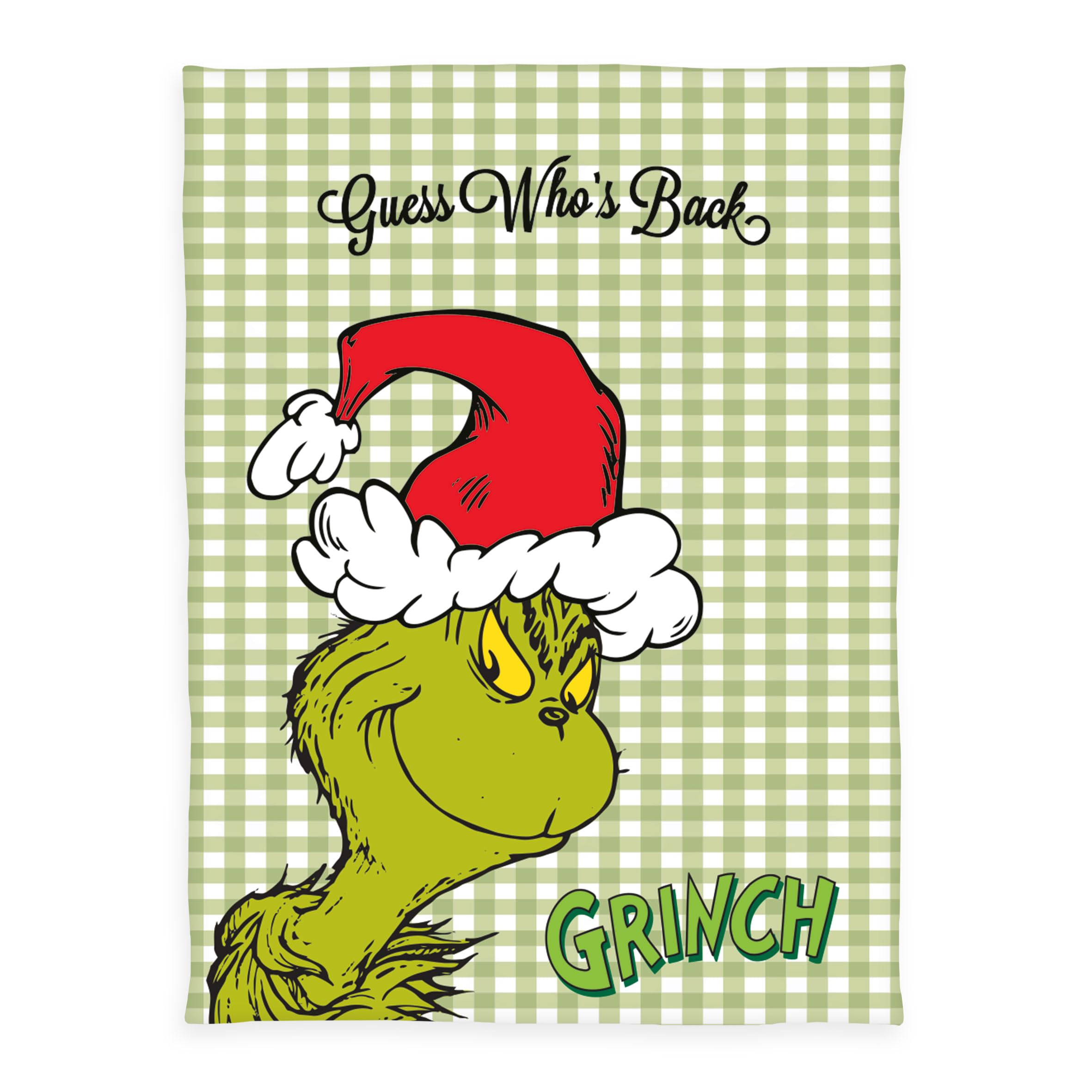 Herding Wellsoft-Decke Grinch Mehrfarbig 150 x 200 cm