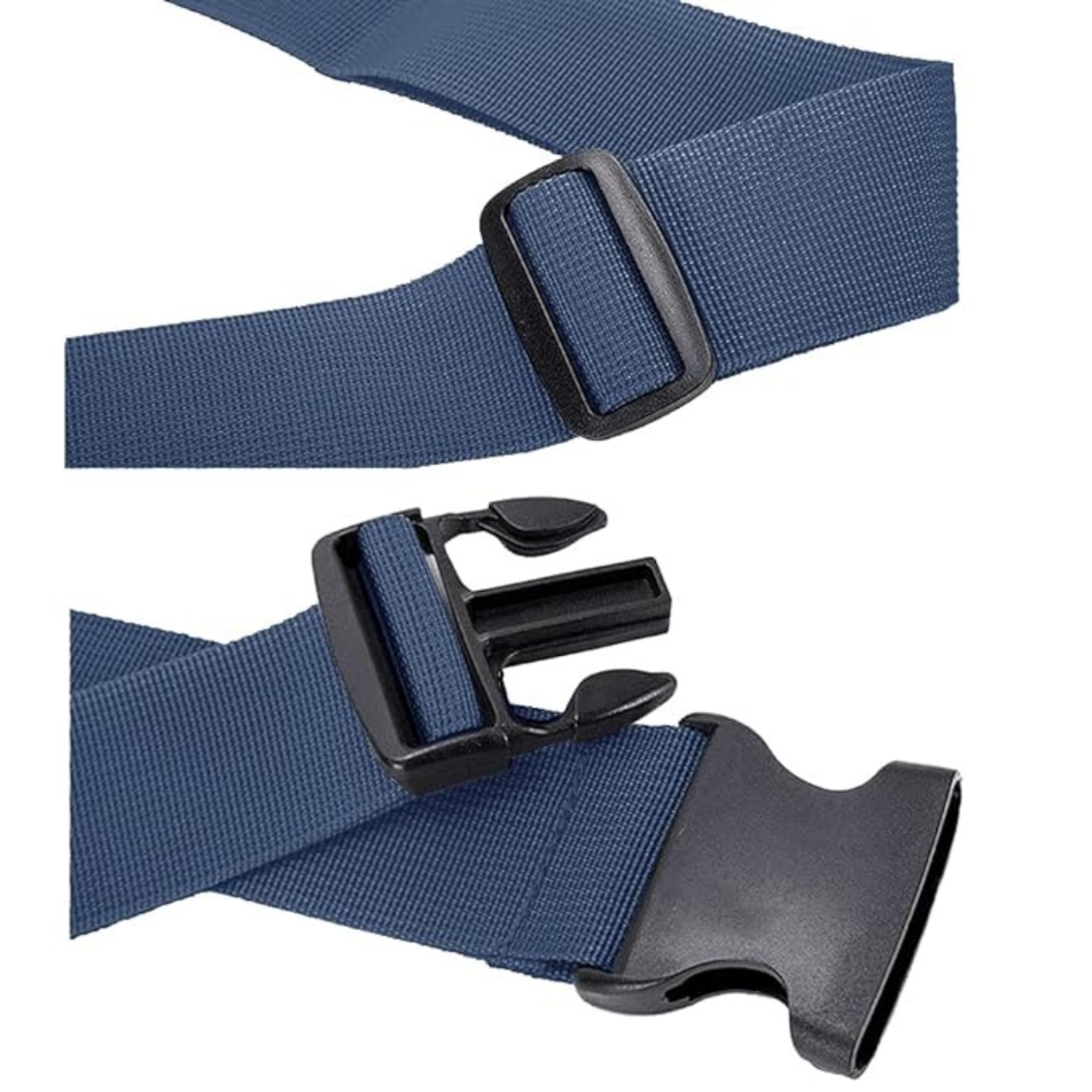 APAV Luggage Straps Belt Heavy Duty Adjustable with Buckle Clips for Suitcase | Trolleys and All Kind of Luggages | for Traveling Business/Leisure Trip (Pack of 4 (NB)) 1