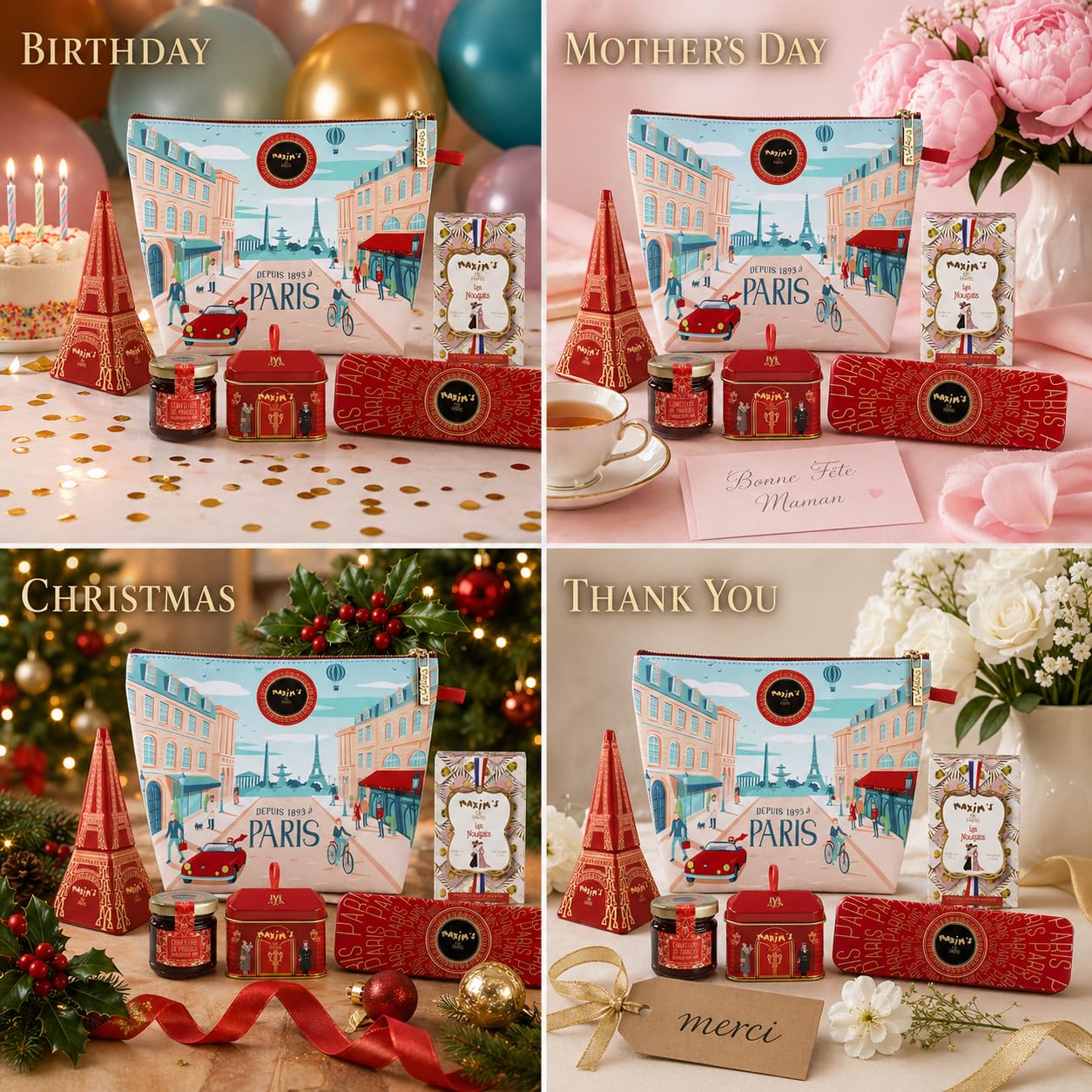 Amazon.com : Maxim's de Paris French Gift Set - Bonjour Paris