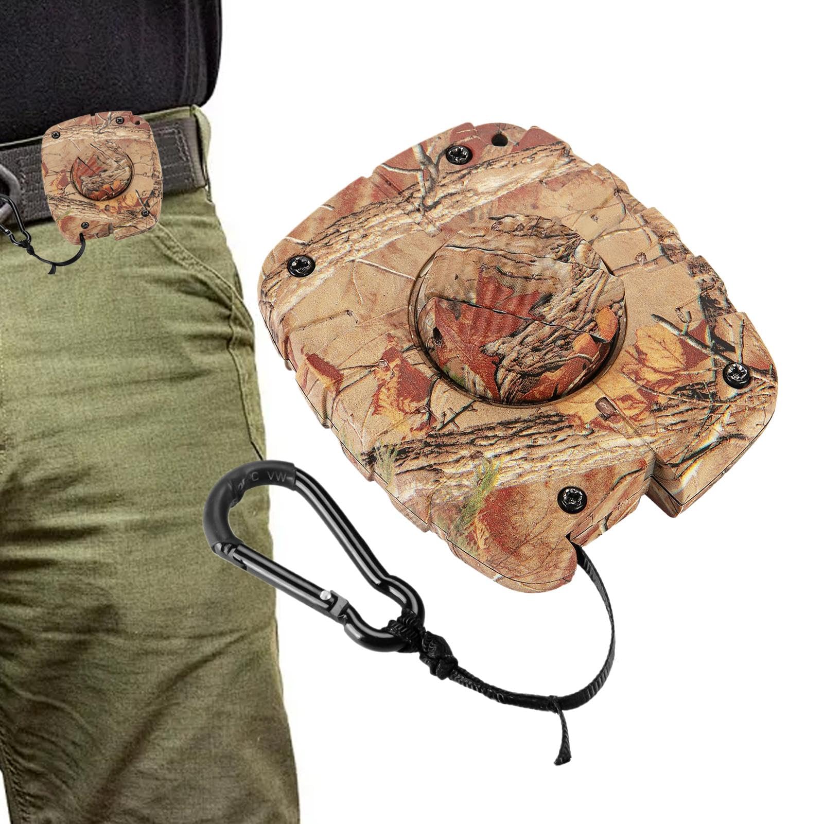Cuerda de retráctil, Accesorios de Caza silenciosos, Ascensor de Caza, Soporte de árbol, Soporte de Cuerda portátil, Cuerda de elevación de Caza para Herramientas de de Caza
