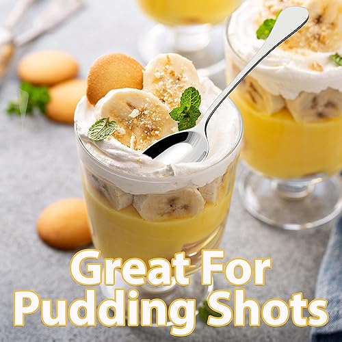 Miniatura 8 de 100 mini cucharas de plástico plateadas mini cucharas para postres cucharas de degustación plateadas mini cucharas de plástico mini cucharas de