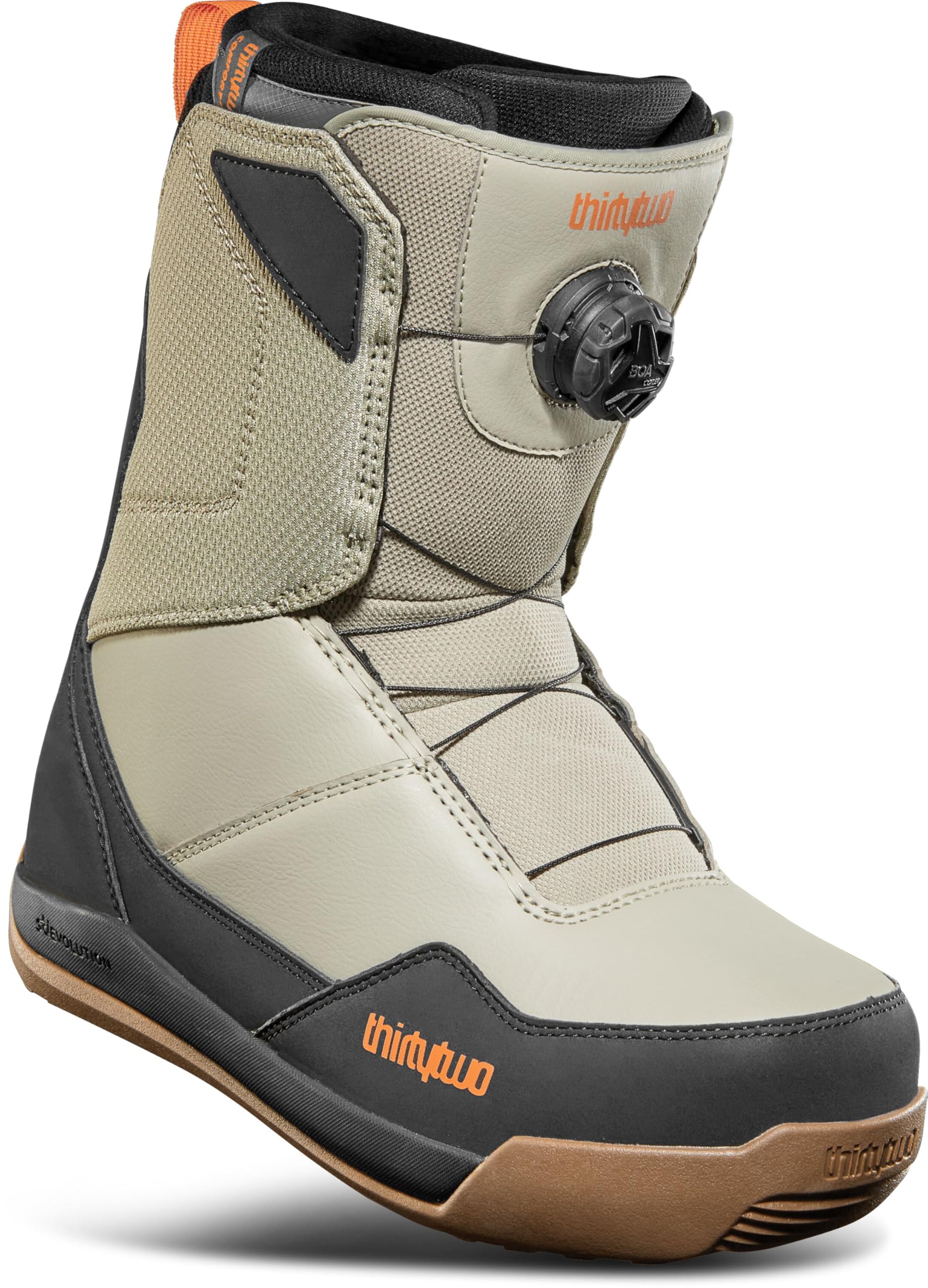 ThirtyTwo Shifty BOA Snowboard Boots - Snowboard Boots with Dual-Zone Lacing & Grippy Outsole