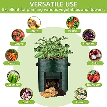 15 X Potato Planter Bags Potato Planter Bags Suitable For Growing All
