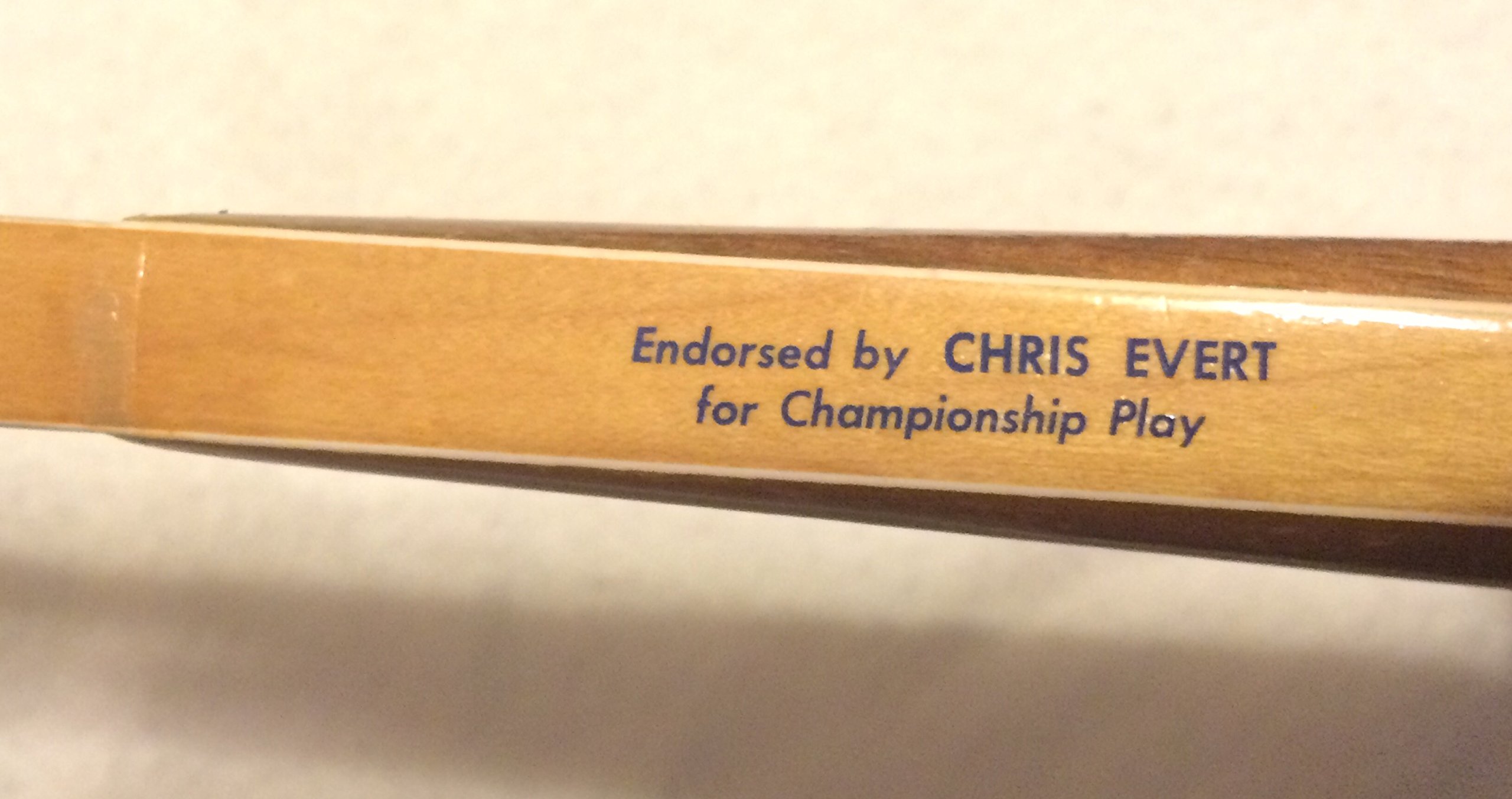 Buy Wilson Chris Evert Autograph Wood Tennis Racquet Collectible