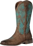 J's.o.l.e Women's Cowboy Boots Square Toe Fashion Western Cowgirl Boots Embroidered