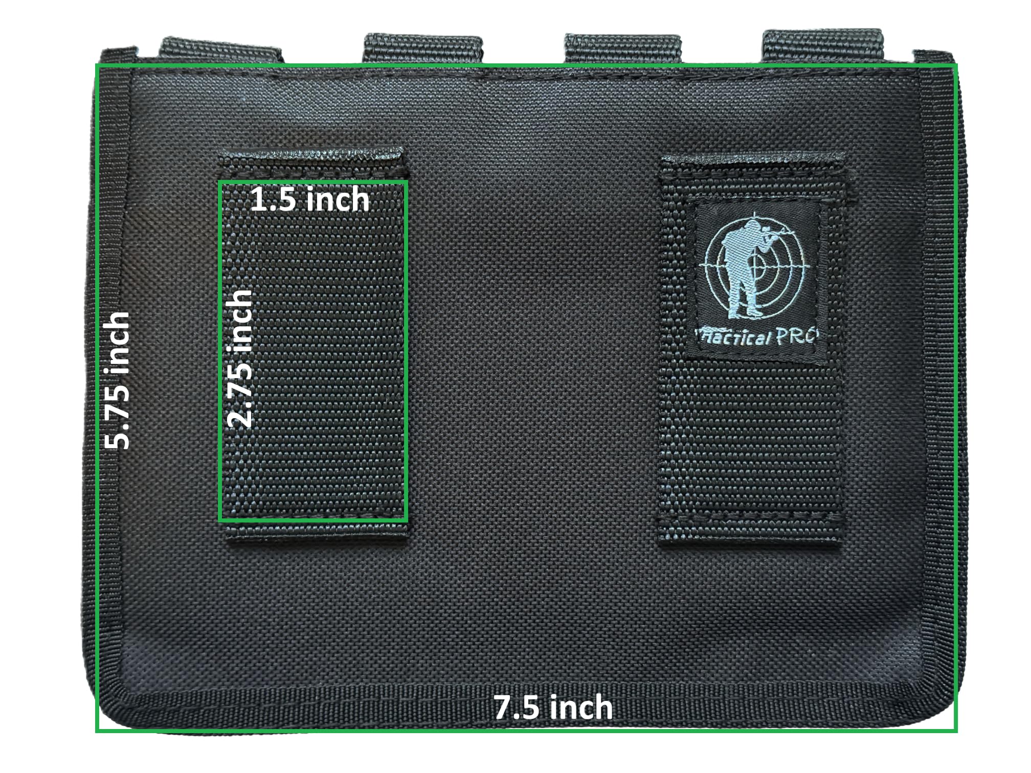 Tactical Pro Sports Quad Magazine Pouch for Ruger 22 MK1,Mk2,MK3, Browning Buckmark & Similar