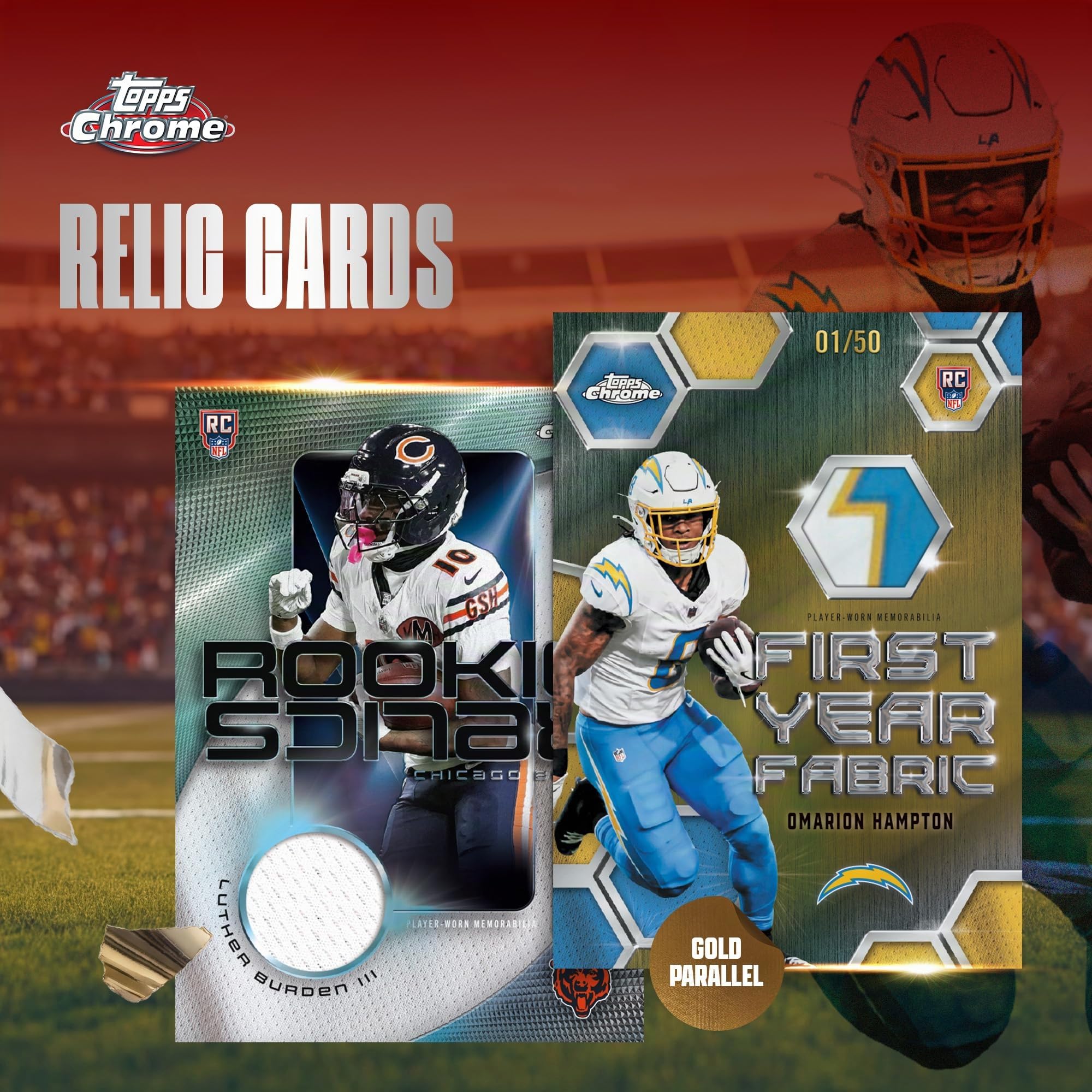 2025 Topps Chrome Football – werkseitig versiegelt – Value Box