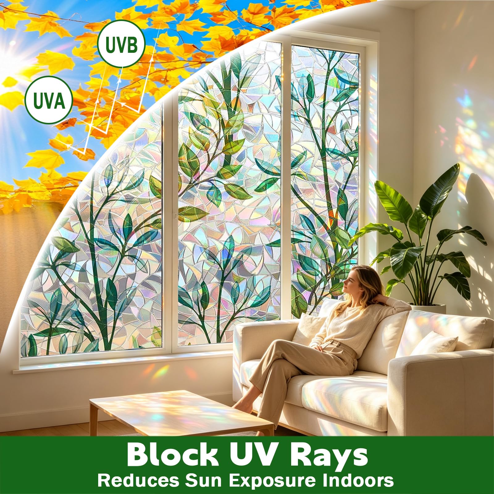 Vinilo para Ventana Privacidad Antiestático 120x240cm A