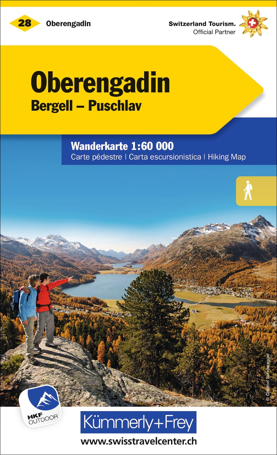 Oberengadin 28 k&f (r) wp GPS: Mit Bergell und Puschlav. Wetterfest, matt laminiert und mit free Download (Hiking maps of Switzerland)