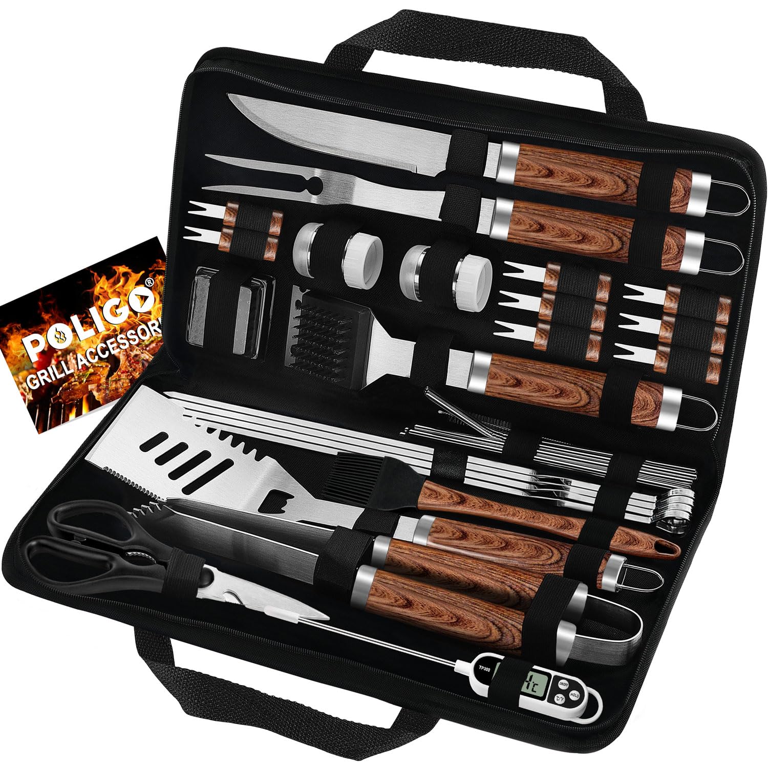 POLIGO 29 PCS BBQ Grill Accessories