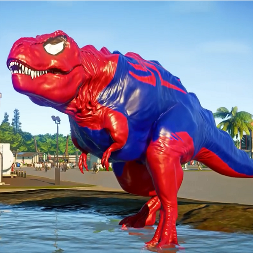 Dinosaur Revolt Battle Wild Monster Smasher Rampage Animal Hunter Gorilla Dinosaur Games