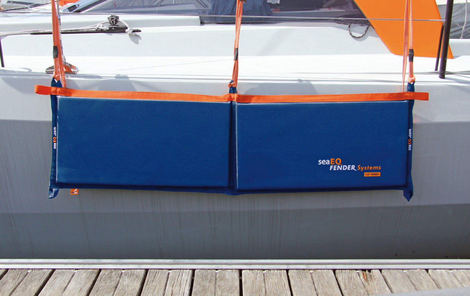 Kissenfender Fendermatte Flachfender LF 1400 blau