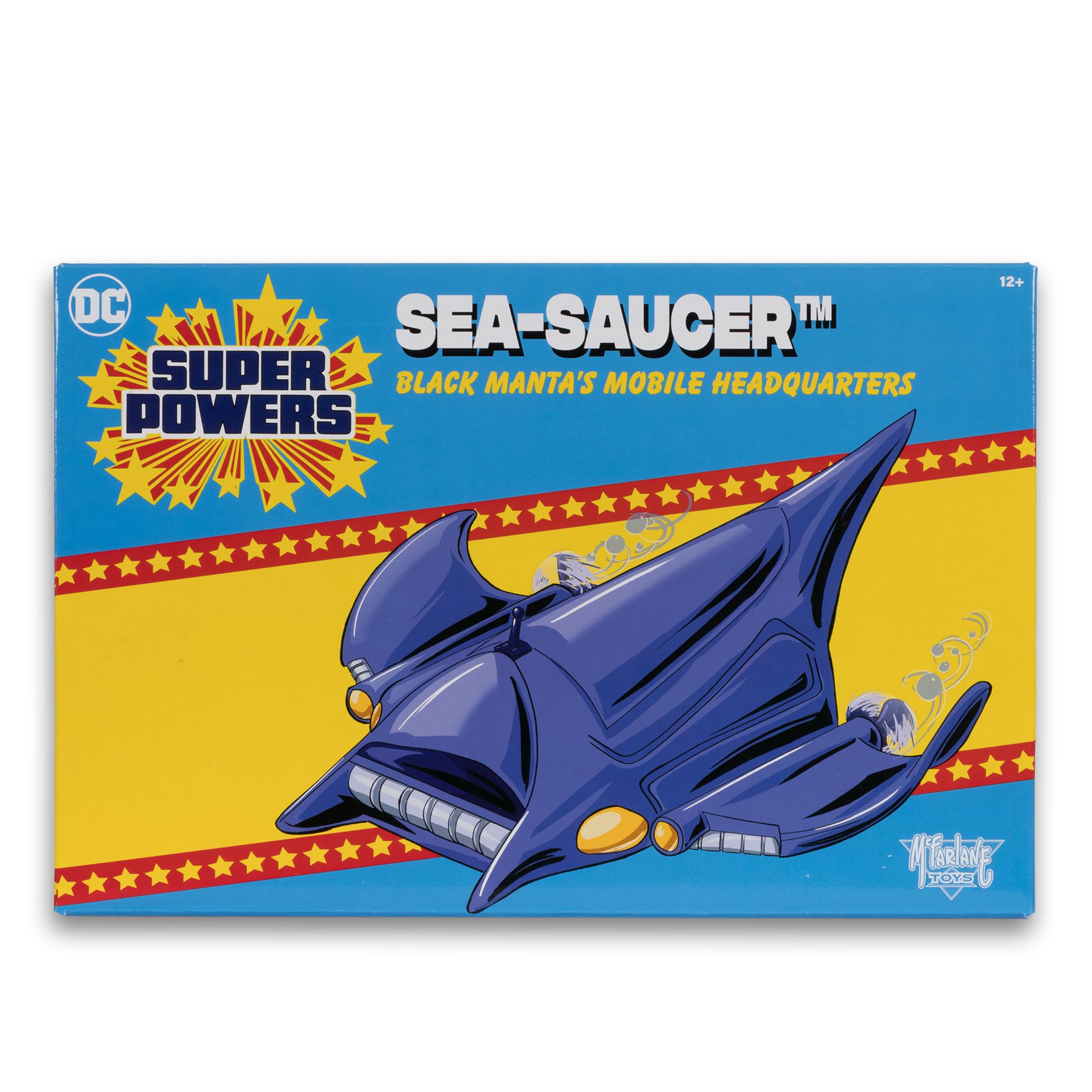 Amazon.com: McFarlane Toys - DC Super Powers Sea-Saucer (Black