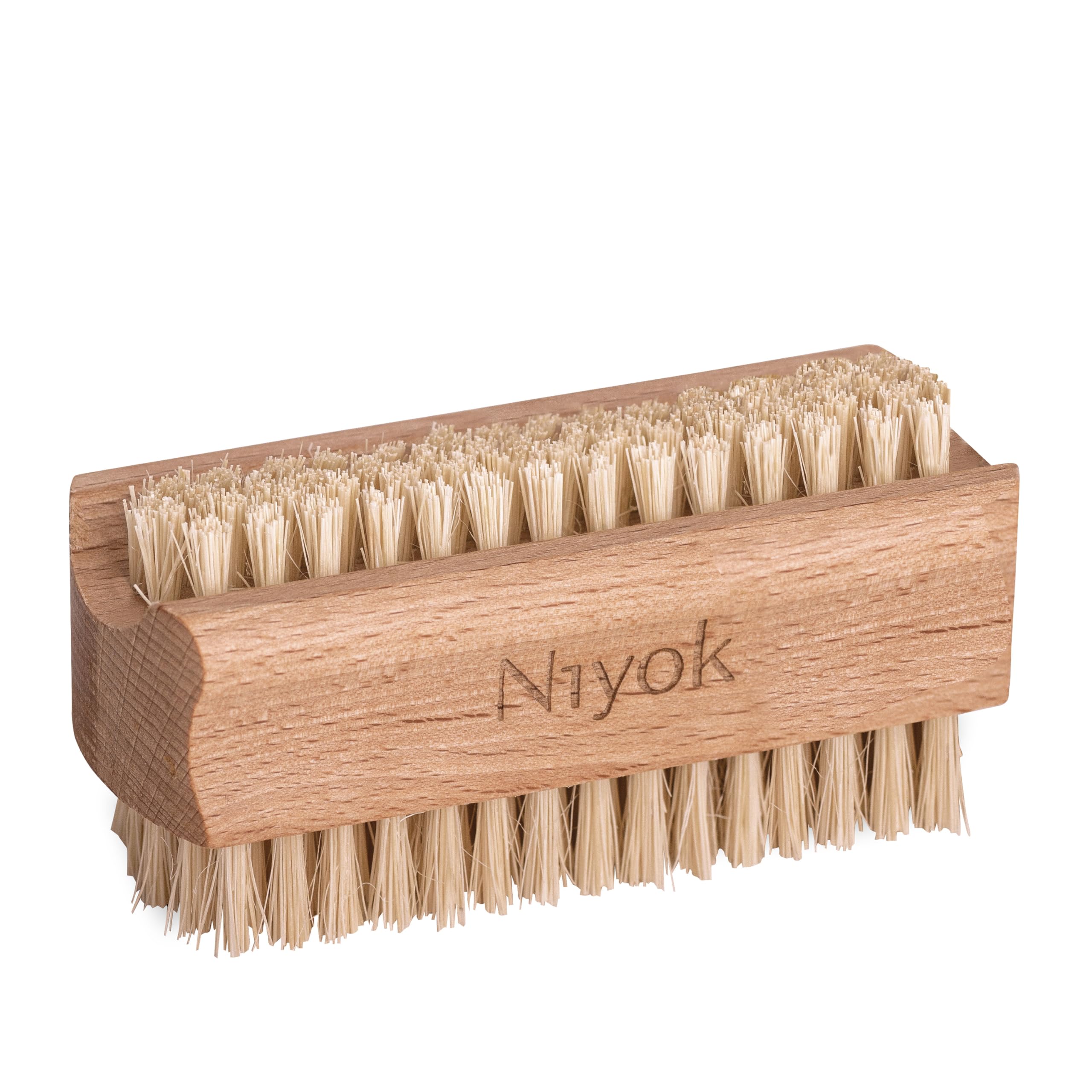 4022 NIY NIYOK szczotka do mycia ręcznego, dwustronna, drewno bukowe