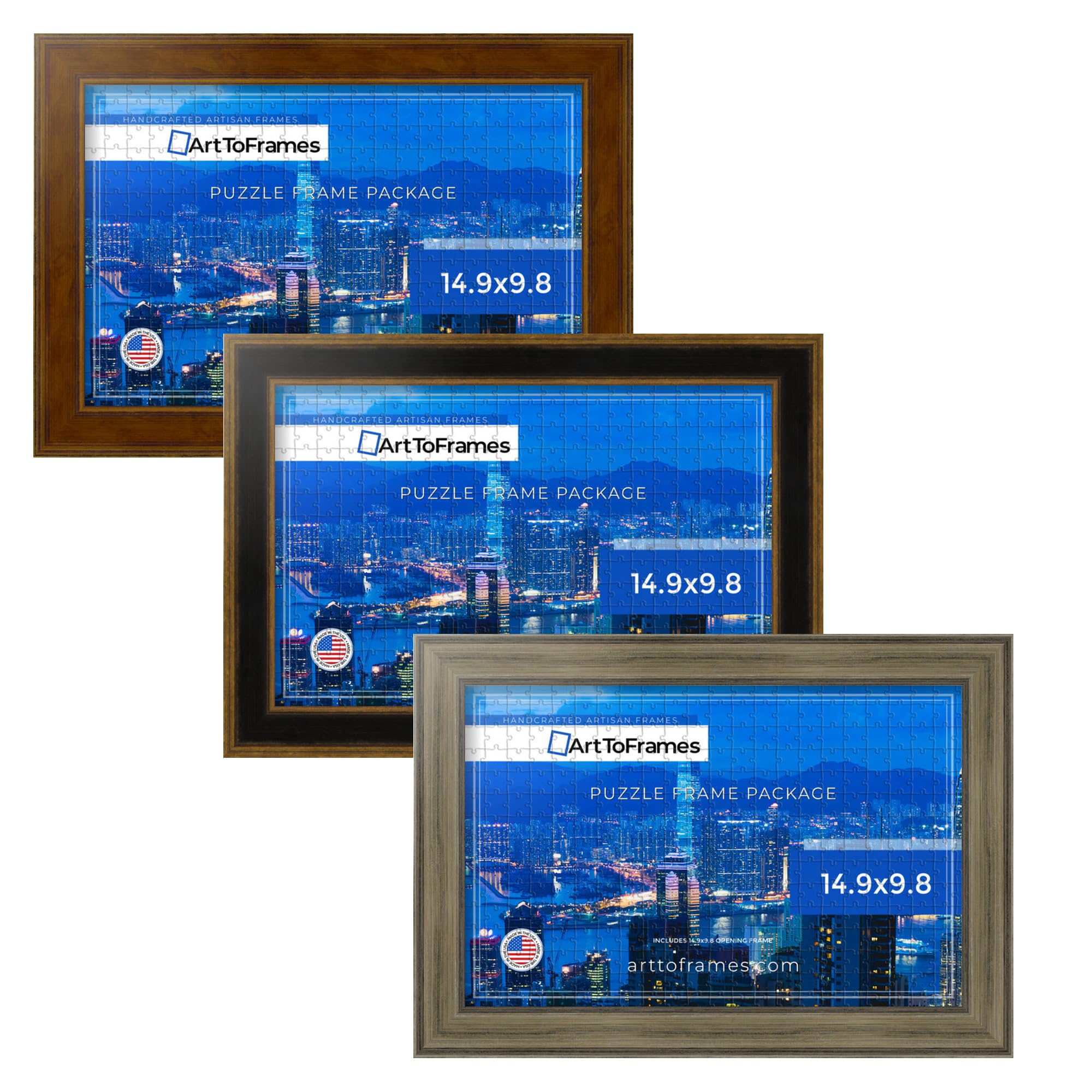 Amazon.com - ArtToFrames 14.9x9.8 INCH / 38x25 CM Silver Frame for