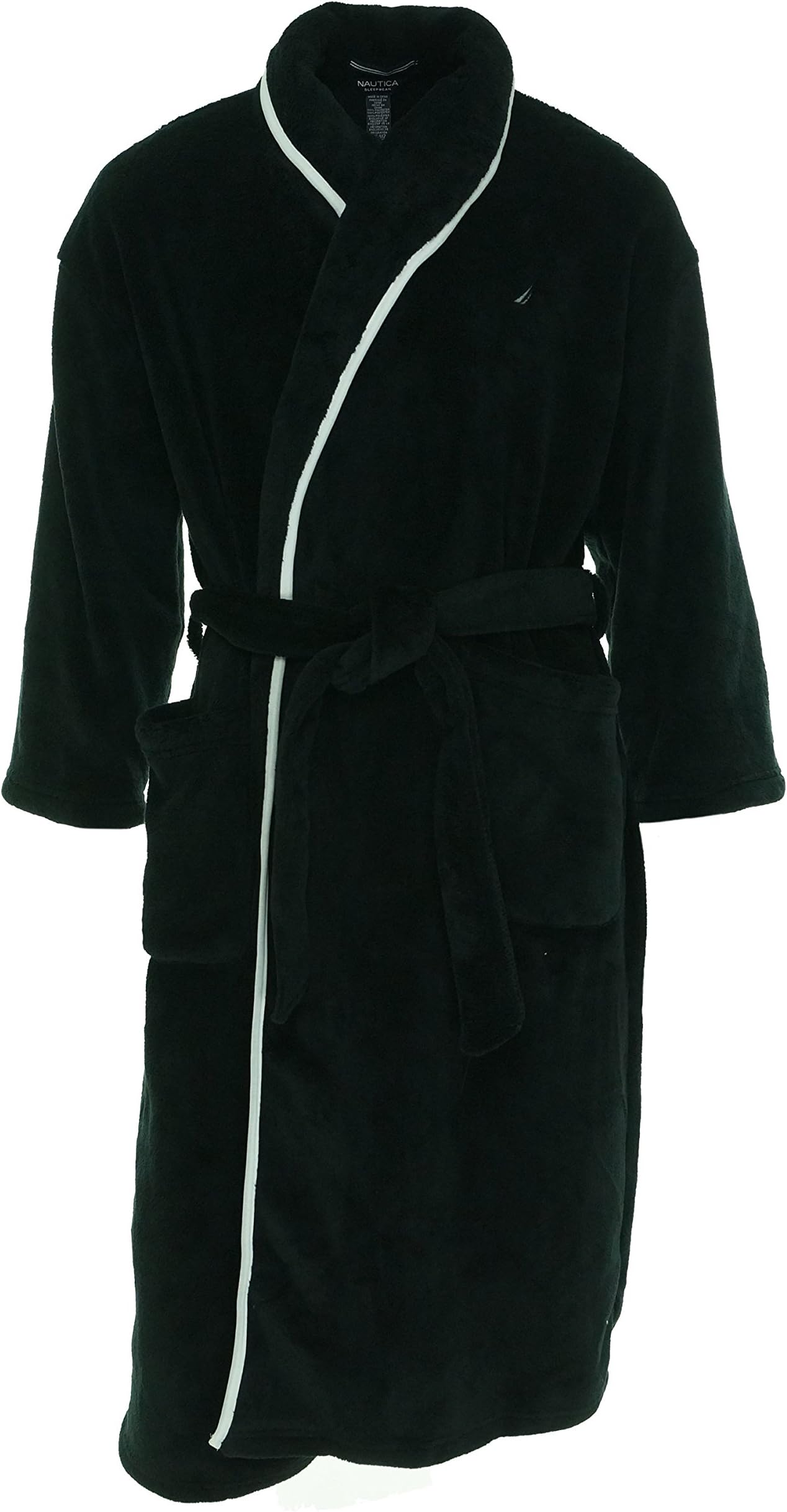 Nautica Men's Plush Solid Robe