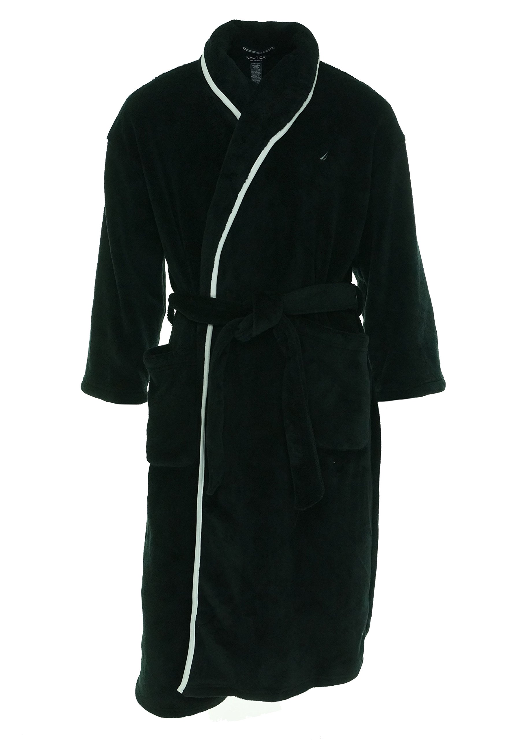 Nautica Men's Plush Solid Robe