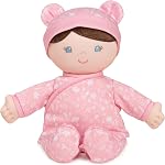 Baby GUND Sustainable Baby Doll, Plush Doll Made from Recycled Materials, for Newborns and Toddlers, Pink, 12”