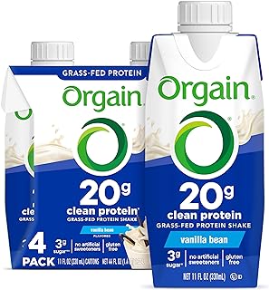 Orgain Vanilla Protein Drink, Grass Fed