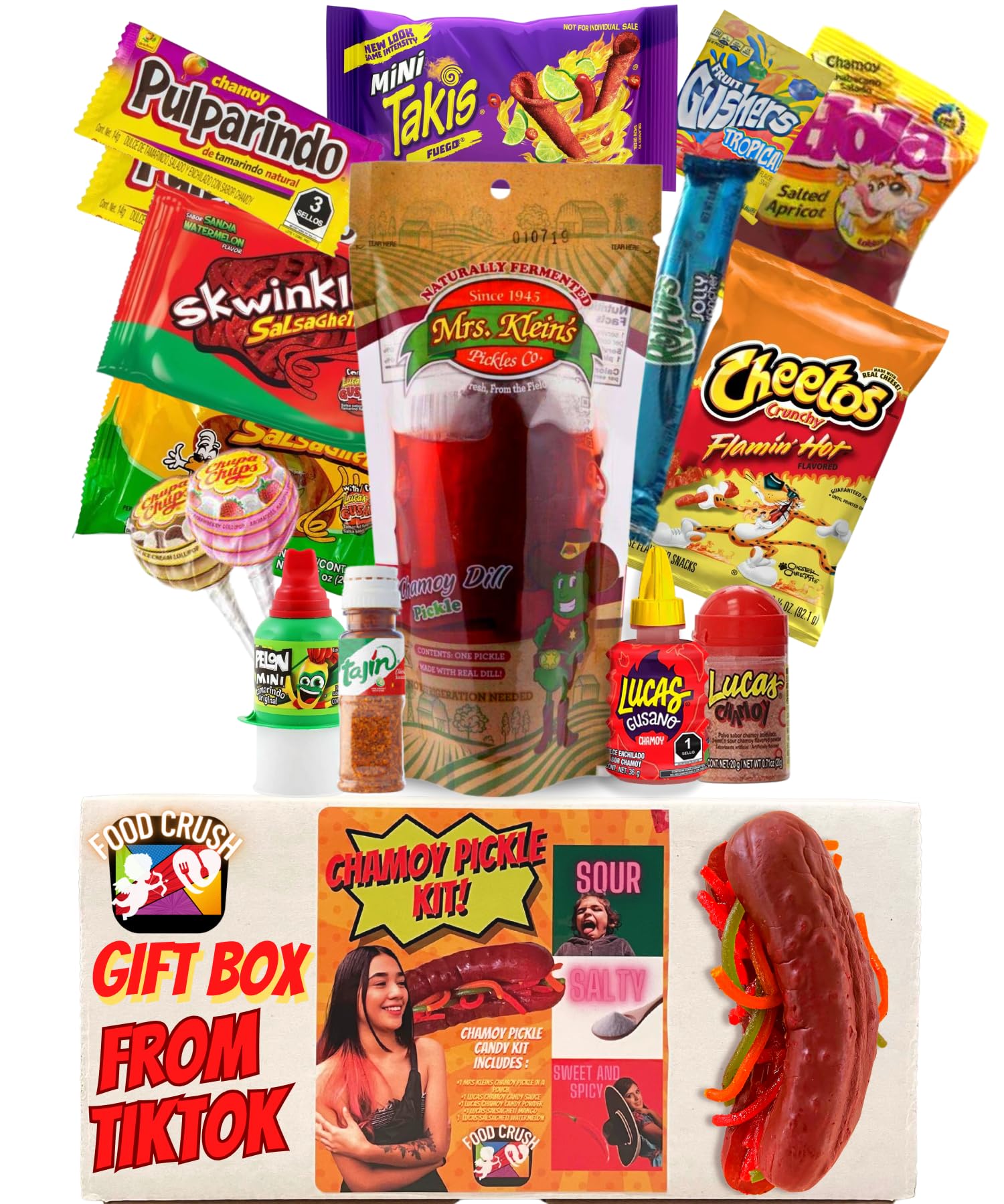 Buy Chamoy Pickle Kit With TakisDeluxe Mexican Candy Variety PackGift
