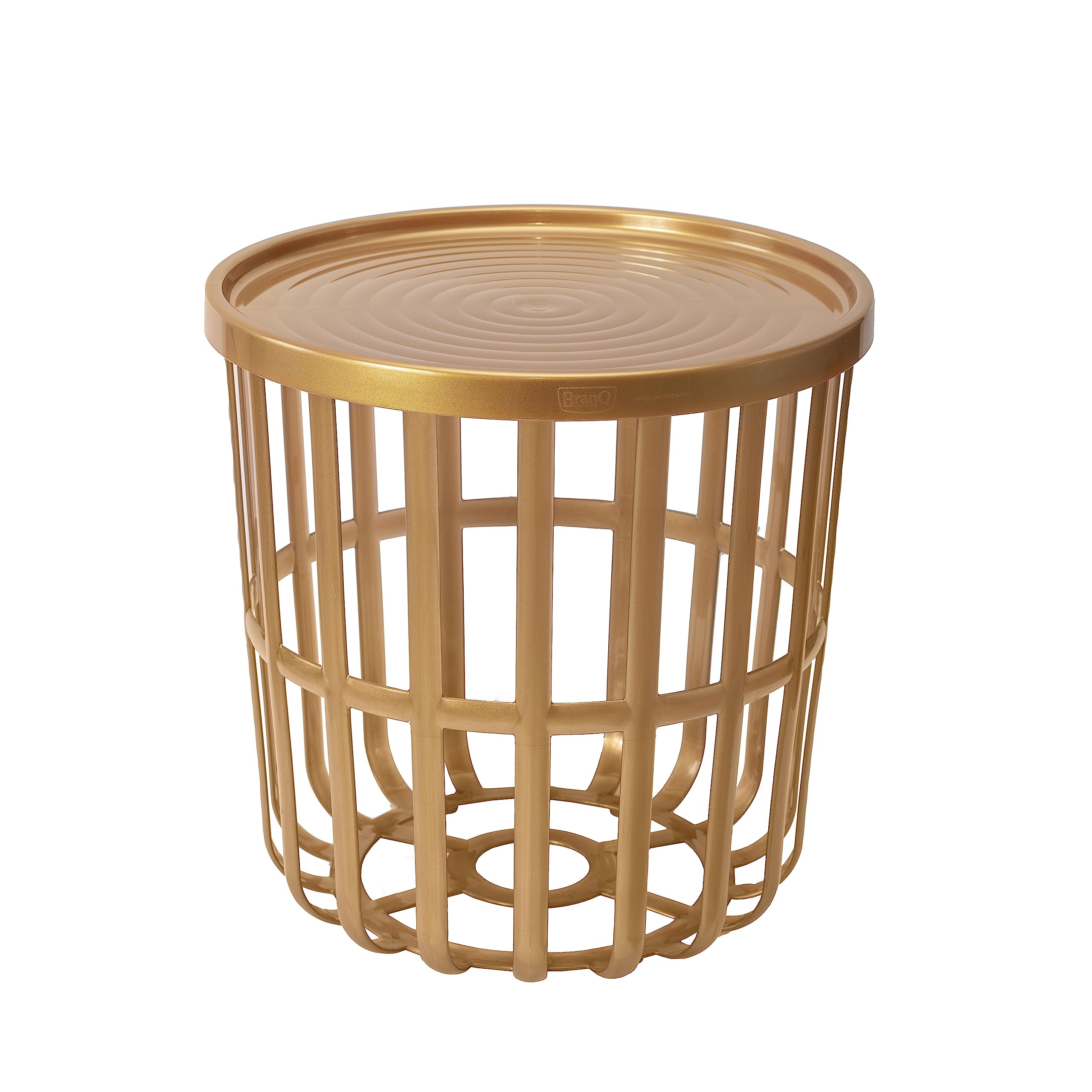 Table Basse BranQ en ABS de Qualité Supérieure et Housse Dorée